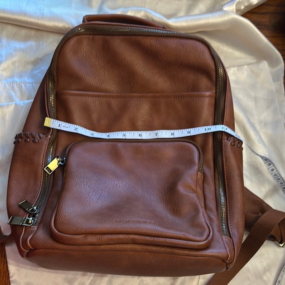 Urban Originals Tan Leather Backpack